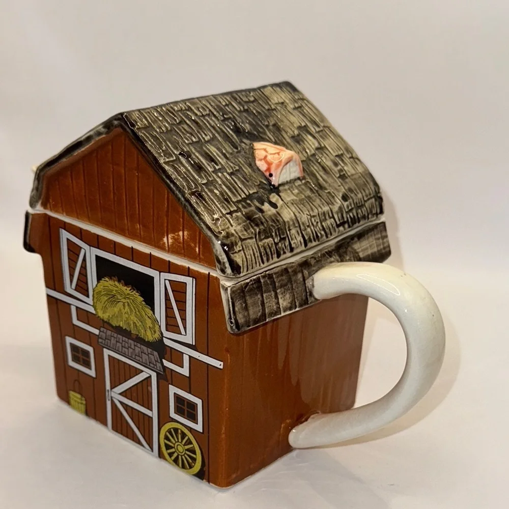 Gentleman Farmer vintage Charming Farmhouse Teapot Set - Picture 8 of 15